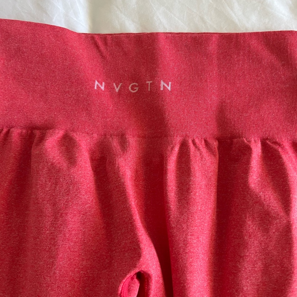Nvgtn, Candy Apple Red, medium contour leggings